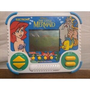 Disney's The Little Mermaid Tiger Handheld Electronic Game 1990 OG Vintage Works